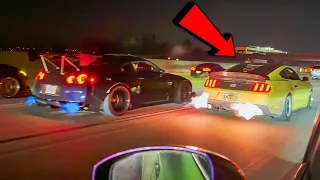 STREET RACERS TERRORIZE LOS ANGELES HIGHWAYS!!