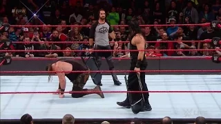 Roman Reigns vs. Kevin Owens & Chris Jericho - United States Championship - RAW 9/01/17