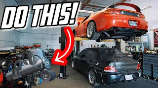 Finally Fixing My BROKEN 3000GT VR4! | Part 2 Timing Belt Service