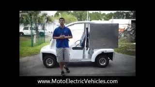 2 Passenger Electric Vehicle with Cargo Box | From Moto Electric Vehicles