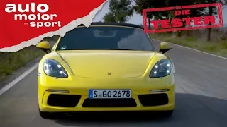 Porsche 718 Boxster: Nur noch 4 Zylinder - Die Tester | auto motor und sport