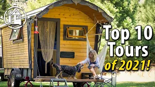 Top 10 Tiny Home Tours & Unique Home Tours from 2021!
