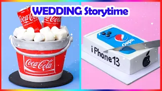 🥳 WEDDING Storytime 🌈 SUPER EASY Fondant Cake Decorating Recipes