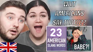 Brits React to AMERICAN SLANG WORDS that You Need to Know (AMERICAN ENGLISH)