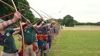 Sherwood Forresters Longbow Archery Club Longbow Volley 2023