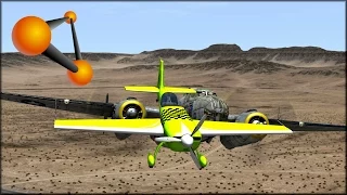 BeamNG Drive Strato HMX 920 Aerobatic Aircraft Crash Testing #144 - Insanegaz