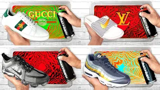 BEST of HYDRO DIPPING Shoes Compilation | GUCCI + Nike AIR VAPORMAX & More 👟🎨