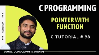 Pointer With Function In C Programming | In Hindi