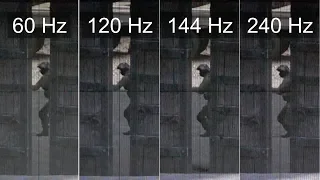 [Slow motion] 240Hz vs 144Hz vs 120Hz vs 60Hz - CS:GO