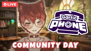 🔴Community Day!! Chilling In Gartic Phone w/Chat🤠🎨【VTuber】