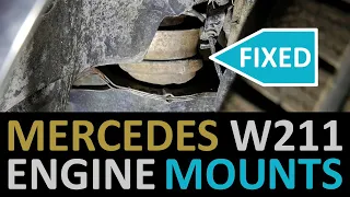 Mercedes-Benz E500 (W211) 4Matic ENGINE MOUNT Replacement - DIY