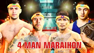 PROM SAMNANG VS 4 MAN MARAIHON #USA #AUSTRALIA