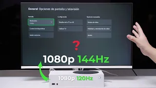 Cómo activar 120Hz en Xbox Series S con monitor 144Hz - FHD