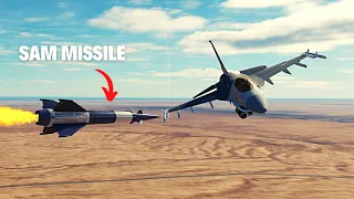 US F-16 Fighter Jets Dodging Sam Missiles And Destroys Sam Sites - DCS