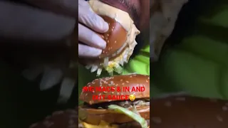 OBLITERATING  BIG MAC’S + EXTRA IN AND OUT SAUCE😩#short #shorts #asmr #mukbang #foodie #eat #burger