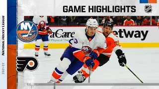 Islanders @ Flyers 1/18/22 | NHL Highlights