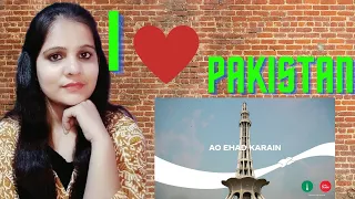 Pakistan Day Special on Indian Reaction | Ao Ehad Karain | Coke Studio | Pooja's Reaction