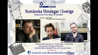 Romanian Film Days / Debate with Cristi Puiu & Jörgen Andersson