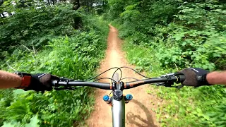 VTT dans les monts d'or avec max