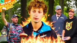 We got the HOTTEST guy on tour! | Portland Open F9 | Jomez Practice Round
