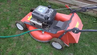 The new washing nozzle for you lawnmower