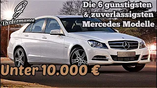 Günstige Mercedes Modelle, die zuverlässig sind für unter 10.000 € | G Performance