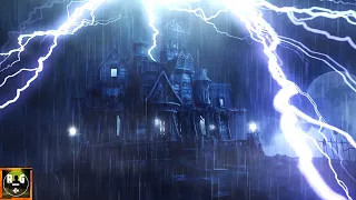 No more sleepless nights! Strong Thunderstorm Sounds with Heavy Rain, Loud Thunder and Lightning