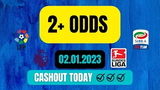 2+ ODDS TODAY 2/1/2023 | FOOTBALL PREDICTIONS TODAY | SOCCER PREDICTIONS | BETTING TIPS