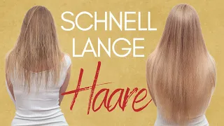 So sind meine HAARE in wenigen Wochen extrem nachgewachsen! Diesen Tipp kennt fast niemand!!