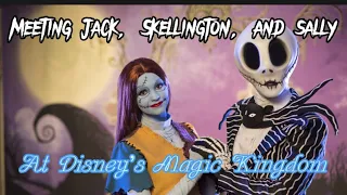 The best meeting with Jack Skellington and Sally in Disney World