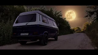 Volkswagen Transporter T3 WESTFALIA Установил кондиционер и ЭУР