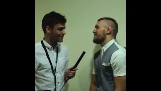 Conor McGregor Gives Advice to Reporter