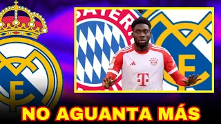 EL BAYERN NO AGUANTA MÁS Y 'ADELANTA' LA SALIDA DE ALPHONSO DAVIES AL REAL MADRID: NUEVO FICHAJE