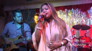 ឈឺចិត្តមានតែស្រា -- Chhom Nimol  sings as guest singer at Legend Seafood LB