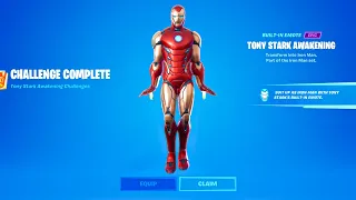 How to Unlock Iron Man Built-in Emote! (All Tony Stark Awakening Challenges) Fortnite Season 4