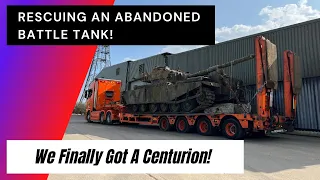 Rescuing A British Army Centurion Main Battle Tank Ready For Restoration