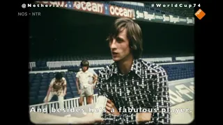 Johan Cruyff talks about Willem van Hanegem #WorldCup74