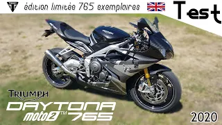 "Test" Neuve et déjà collector 😍 "Triumph DAYTONA 765 moto2 de 2020"