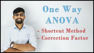 One Way ANOVA  - Shortcut Method | ANOVA| Statistics | Engineering Maths 4 | Lec 6 |