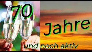 Geburtstagsglückwünsche zum 70. Geburtstag!