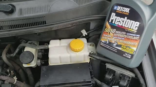 How to add coolant/antifreeze 2011 Chevy Aveo LT