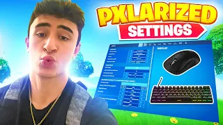 Pxlarized *NEW* SETTINGS & Mouse in Chapter 5! (UPDATED Fortnite Setup)