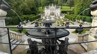 Linderhof palace in Bavaria Germany // Linderhof Palace tour // king Ludwig// most beautiful forest