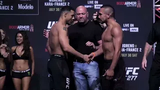 Drakkar Klose vs Rafa Garcia FINAL FACEOFF - UFC 277 STAREDOWNS