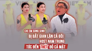 BỊ BẮT GIAN LẬN CẢ ĐÔI 2 CHỊ EM KHIẾN GIÁM KHẢO THÉT ĐỎ CẢ MẶT