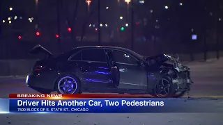 3 injured, 1 critically in Chicago hit-and-run crash: police