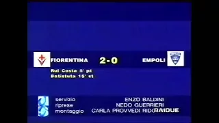 1998-99 (1a - 12-09-1998) Fiorentina-Empoli 2-0 [RuiCosta,Batistuta] Servizio D.S.Rai2