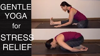 30 Minute Gentle Yoga Flow & Stretch for Stress Relief and Deep Relaxation