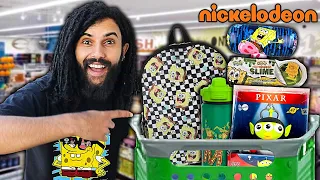 Seeing How Much Nickelodeon Merch We Can Find At $1 Discount Stores!! *Spongebob, TMNT, And MORE*