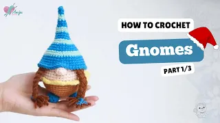 #386 | Christmas Gnomes Amigurumi (1/3) | How To Crochet Christmas Amigurumi Pattern | Amiguworld